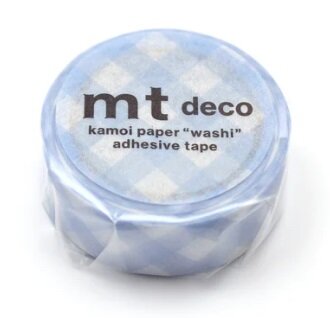 MT Masking tape thick checkered pastel ultramarine