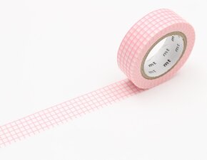 MT Masking tape ruitjes sweet roze