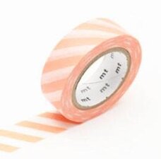 MT Masking tape stripe salmon pink